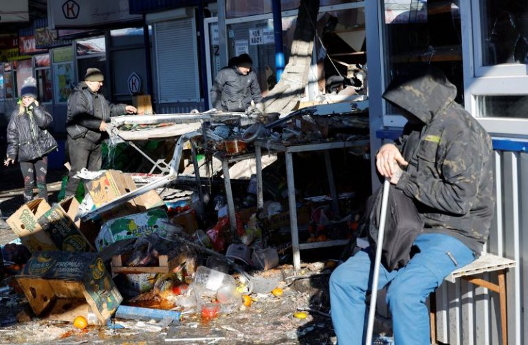 Moscow blames Ukraine for strikes that killed at least 28 in Russian-controlled Donetsk; Kyiv denies attack