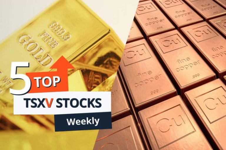 5 Top Weekly TSXV Stocks: NorthWest Copper Leads with Gain of Over 40 Percent