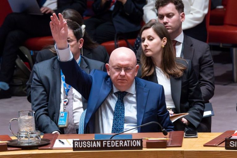 Russia vetoes US-backed UN resolution to ban nuclear weapons in space