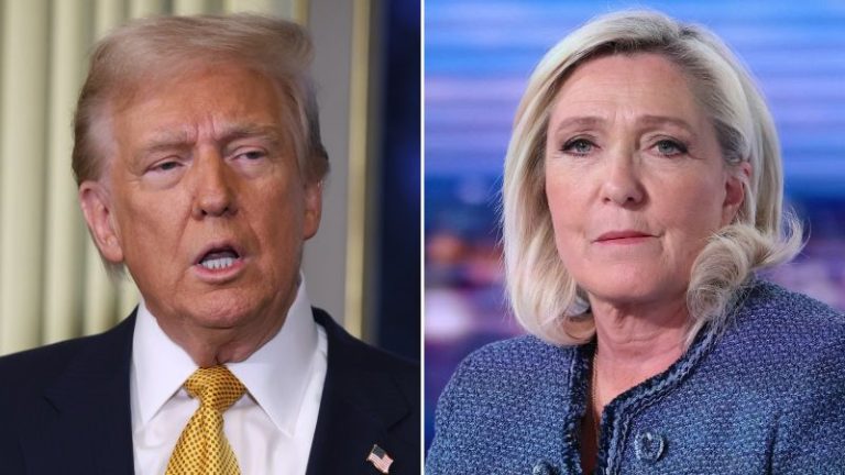 Trump publicly backs France’s far-right figurehead Le Pen after her conviction