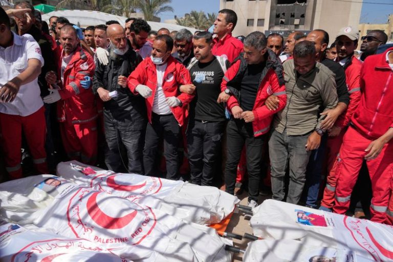 ‘Professional failures’ led to killing of Palestinian medics in Gaza, says Israeli military