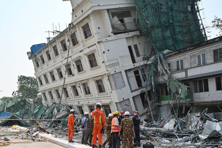 Buildings in Myanmar continue to collapse days after deadly quake