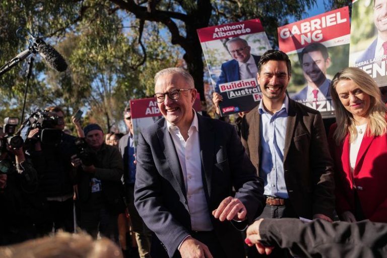 Australia’s center-left Labor Party looks set to retain power, according to media projections