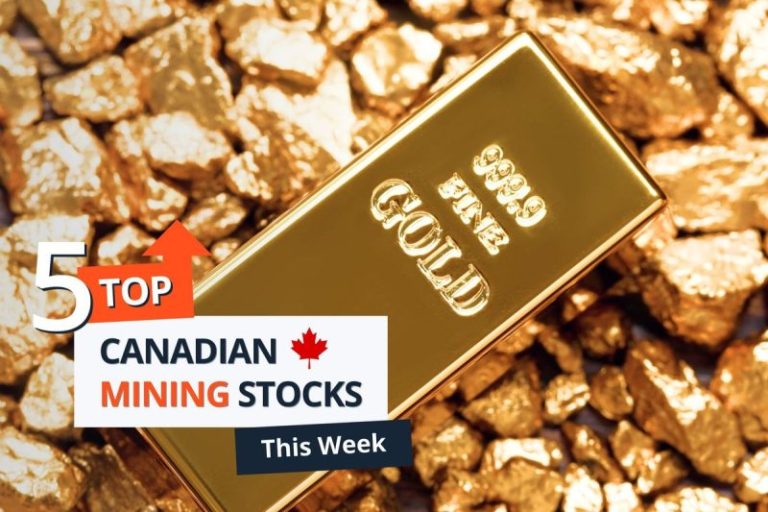 Top 5 Canadian Mining Stocks This Week: Lion Rock Jumps 60 Percent