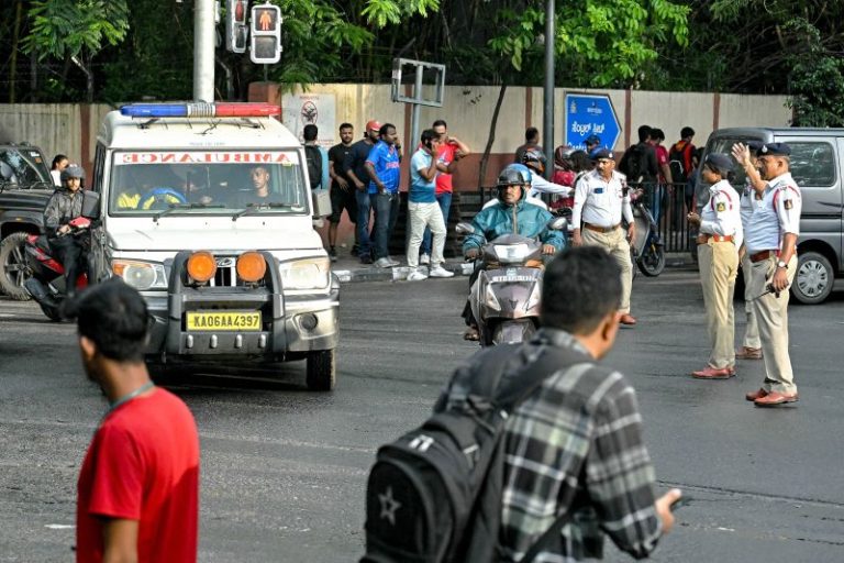 Several feared dead in a crowd crush outside a cricket stadium in India