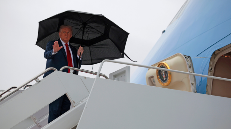 Trump starts week in Middle East, overseeing historic peace agreement